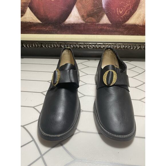 FUGAWEE Historical Footwear Leather Mens Sz 8.5 EE - Picture 1 of 8